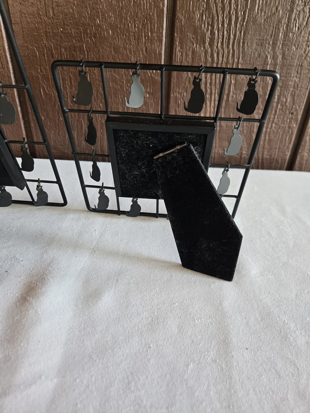 Dangling Cat Grid Picture Frames - Set of 2